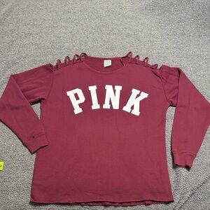 PINK Victoria's Secret Burgundy Sweater